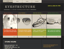 Tablet Screenshot of eyestructure.net